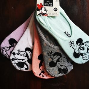 Minnie Mouse Socks (Pack of 5)